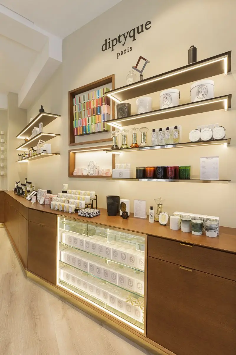 Mobiliario Retail de Lujo Dyptique Paris
